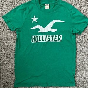 Hollister men’s small green signature t-shirt like new